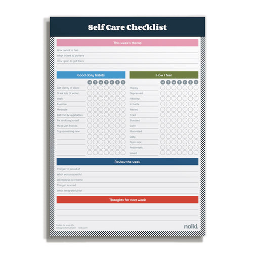 Self Care Checklist - 100 pages