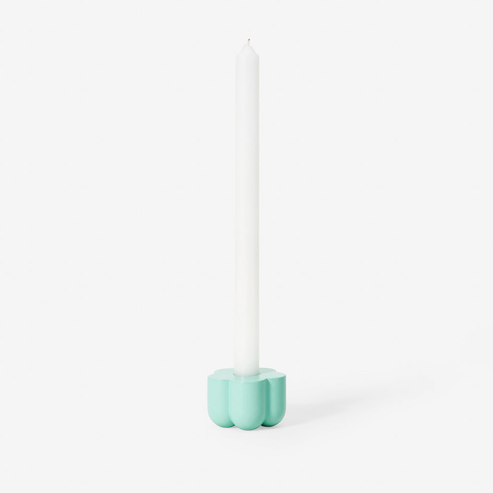 Poppy Candle & Incense Holder - Blue