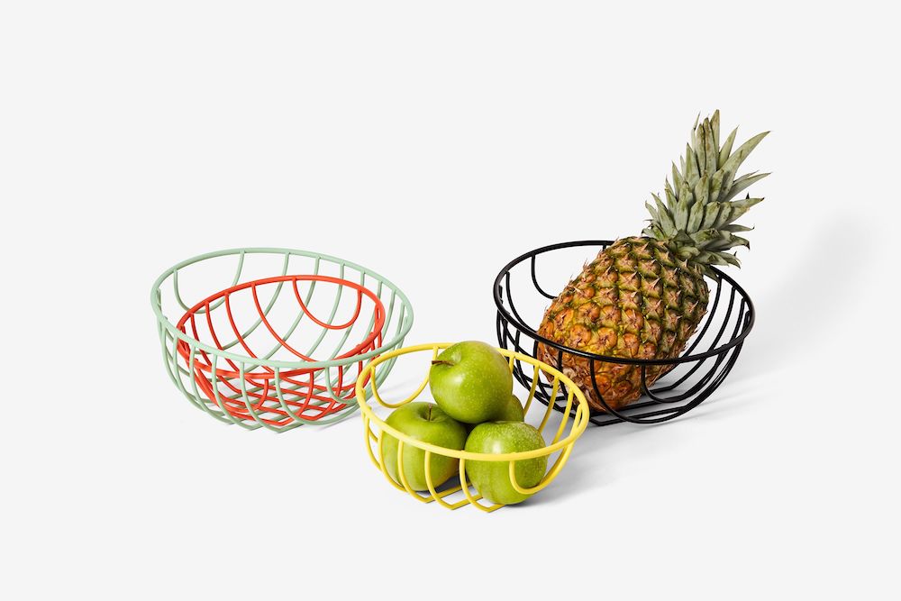 Outline Basket - Set of 2 - Green/Red