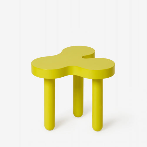 Splat Side Table - Short - Chartreuse
