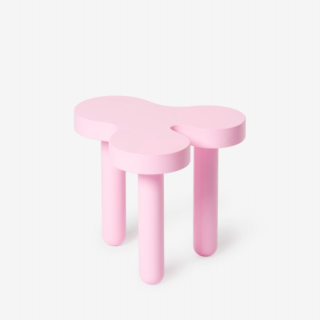 Splat Side Table - Short - Pink
