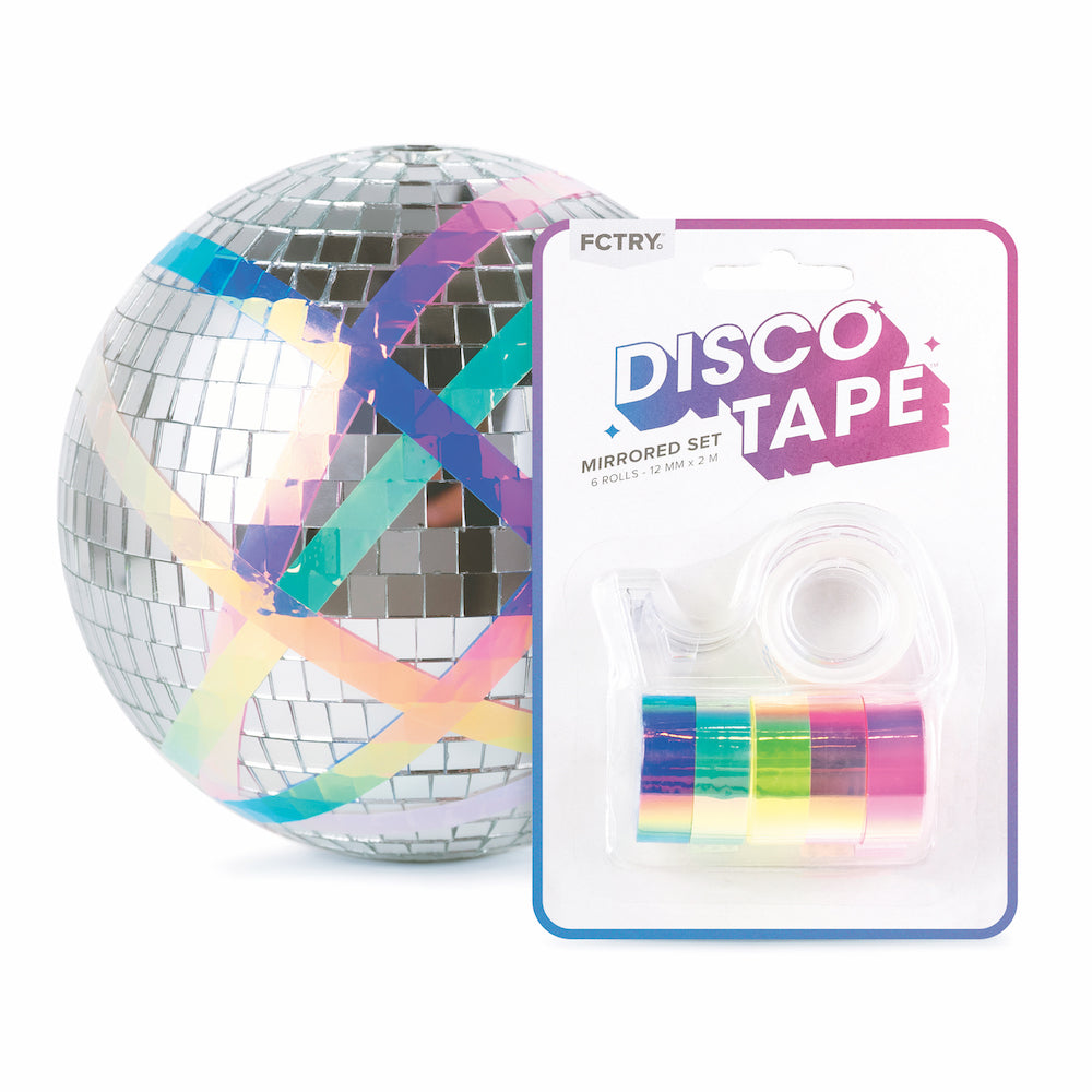 Disco Tape - Mirrored - Set of 6