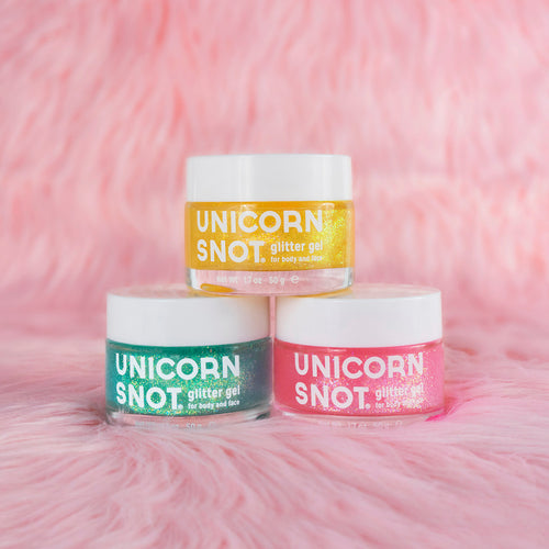 Unicorn Snot - Face & Body Glitter Gel - 50 ml - Pink