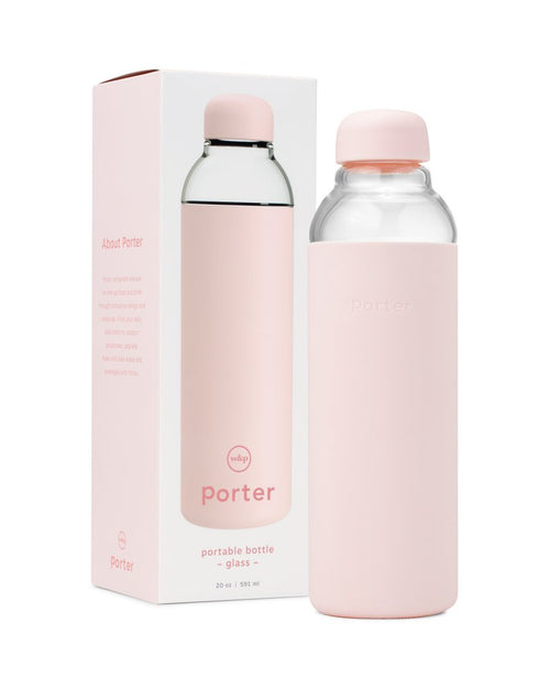 Porter - Water Bottle Glass - Blush